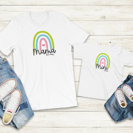 Rainbow Mama Mini Matching Anpassbar Kleinkind T-shirt