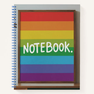 Rainbow Man Notizblock