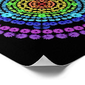 RAINBOW MANDALA 1 POSTER (Ecke)