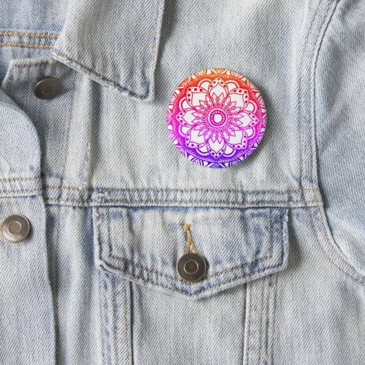 Rainbow Mandala Button (Beispiel)