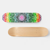 Rainbow Mandala Colorful Skateboard (Horizontal)