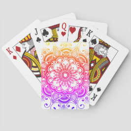 Rainbow Mandala Deck of Cards Spielkarten