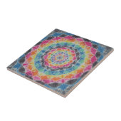 Rainbow Mandala Gefärbte Krawatte PhatDyes Fliese (Seite)