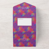 Rainbow Mandala Indian Wedding All in one Invitati All In One Einladung (Außenbereich)