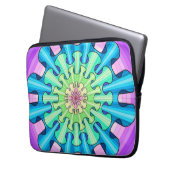 Rainbow mandala laptopschutzhülle (Vorderseite Links)