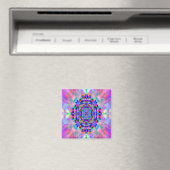 Rainbow Mandala... Magnet (In Situ (Geschirrspüler))