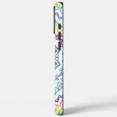 Rainbow Mandala Muster Design Case-Mate iPhone Hülle (Rückseite / Links)