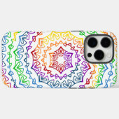 Rainbow Mandala Muster Design Case-Mate iPhone Hülle (Rückseite (Horizontal))