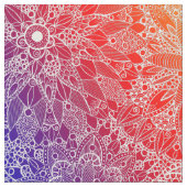 Rainbow Mandala Mustergewebe Stoff (Nahaufnahme)