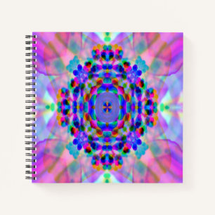 Rainbow Mandala.... Notizblock