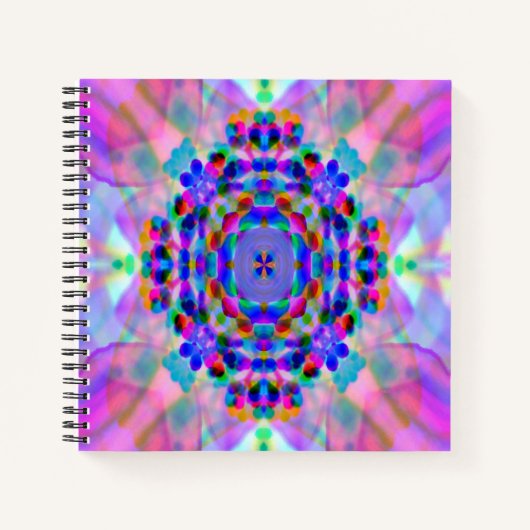 Rainbow Mandala.... Notizblock (Vorderseite)