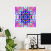 Rainbow Mandala... Poster (Heimbüro)