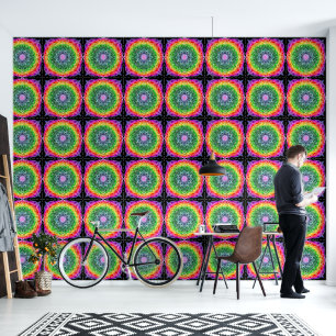 Rainbow Mandala Tapete