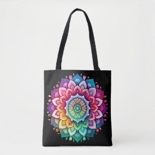 Rainbow Mandala Tasche