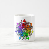 Rainbow Mandala Tasse 11 oz. (Mittel)