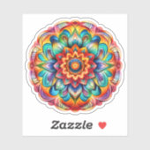 Rainbow Mandala Vinyl Aufkleber (Blatt)