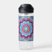 Rainbow Mandala Wasserflasche Trinkflasche (Rückseite)