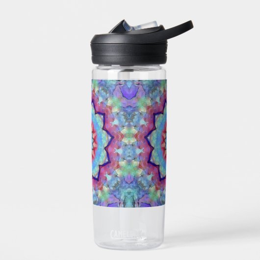 Rainbow Mandala Wasserflasche Trinkflasche (Links)