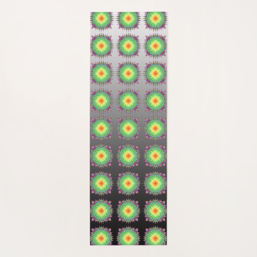 Rainbow Mandala Yoga Mat Yogamatte (Rückseite)
