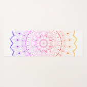 Rainbow Mandala Yogamatte (Rückseite (Horizontal))