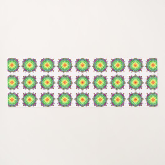 Rainbow Mandala Yogamatte (Rückseite (Horizontal))