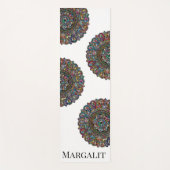 Rainbow Mandalases Mandala Relaxpilates Yogamatte (Vorderseite)