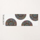 Rainbow Mandalases Mandala Relaxpilates Yogamatte (Vorderseite (Horizontal))