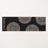 Rainbow Mandalases Mandala Relaxpilates Yogamatte (Vorderseite (Horizontal))