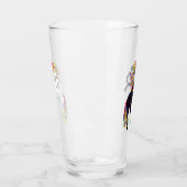 Rainbow Mandel Black Unicorn & White Unicorn Glass Glas (Links)