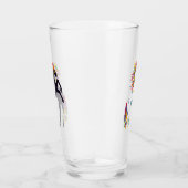 Rainbow Mandel Black Unicorn & White Unicorn Glass Glas (Rechts)