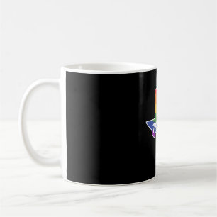 Rainbow Map Texas Design für stolze LGBT+ Texaner Kaffeetasse