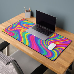 Rainbow Marble Flow Schreibtischunterlage
