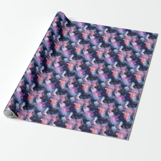 Rainbow Marble Geschenkpapier (Ungerollt)
