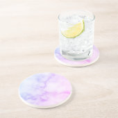 Rainbow Marble Muster Getränkeuntersetzer (Seite)