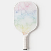 Rainbow Marble Muster Pickleball Paddle (Rückseite)