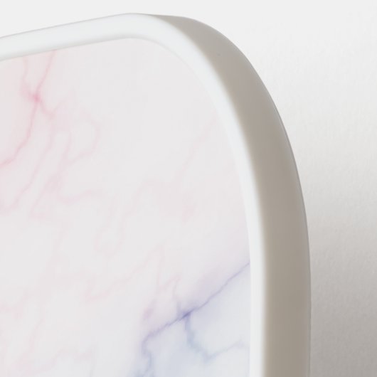 Rainbow Marble Muster Pickleball Paddle (Linke Seite)