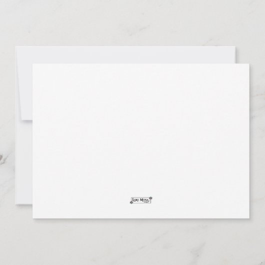 Rainbow Marble Postkarte (Rückseite)