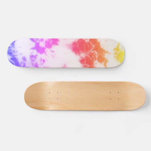 Rainbow Marble Skateboard (Horizontal)