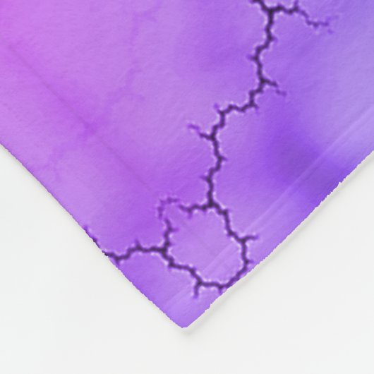 Rainbow Marbled Heart Fleecedecke (Ecke)