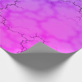 Rainbow Marbled Heart Geschenkpapier (Ecke)