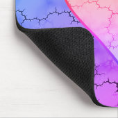 Rainbow Marbled Heart Mousepad (Ecke)
