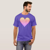 Rainbow Marbled Heart T-Shirt (Vorne ganz)