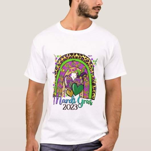 Rainbow Mardi Gras T - Shirt (Vorderseite)
