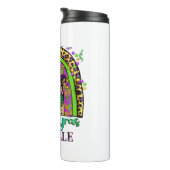 Rainbow Mardi Gras Thermal Tumbler Thermosbecher (Nach rechts gedreht)