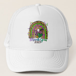Rainbow Mardi Gras Trucker Hat Truckerkappe