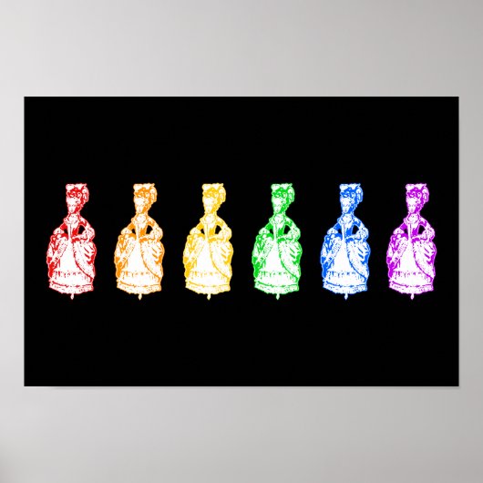Rainbow Marie Antoinettes Poster (Vorne)