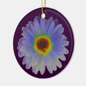 Rainbow Marigold Custom Birthday Pendant Keramikornament (Links)