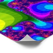 Rainbow Marigold Poster (Ecke)