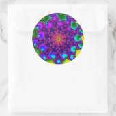 Rainbow Marigold Runder Aufkleber (Tasche)