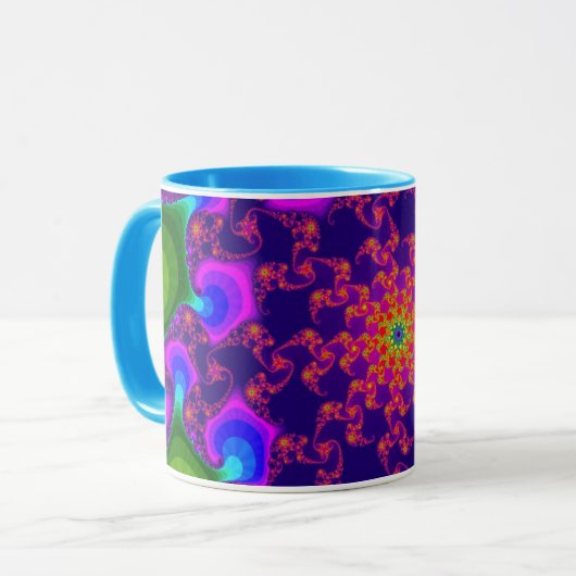 Rainbow Marigold Tasse (Vorderseite Links)